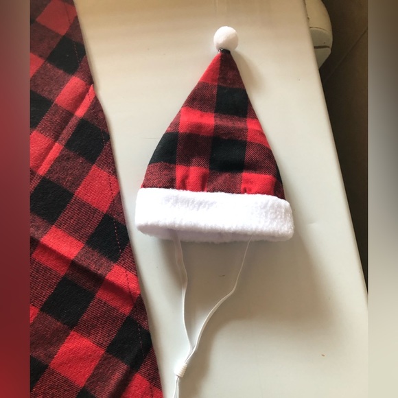 Christmas Dog Bandana and hat - Picture 5 of 7